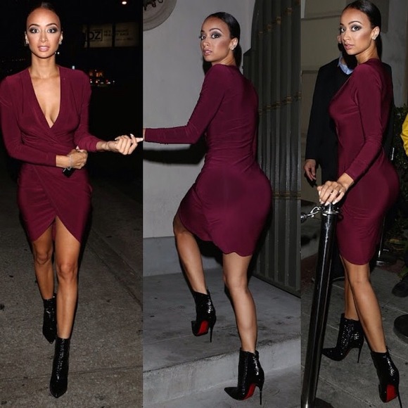 Maribelle Merlot Dress