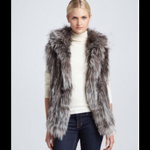 Adrienne Landau  Fox Fur Vest from Finland - Picture 4 of 4
