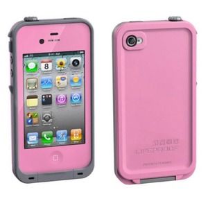 iphone 4s pink lifeproof case