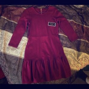 JUICY COUTURE PORT WINE PONTE DRESS