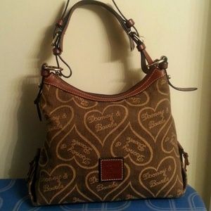 Dooney & Bourke "hearts" shoulder bag