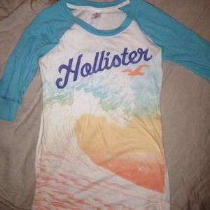 HOLLISTER 3/4 sleeve shirt