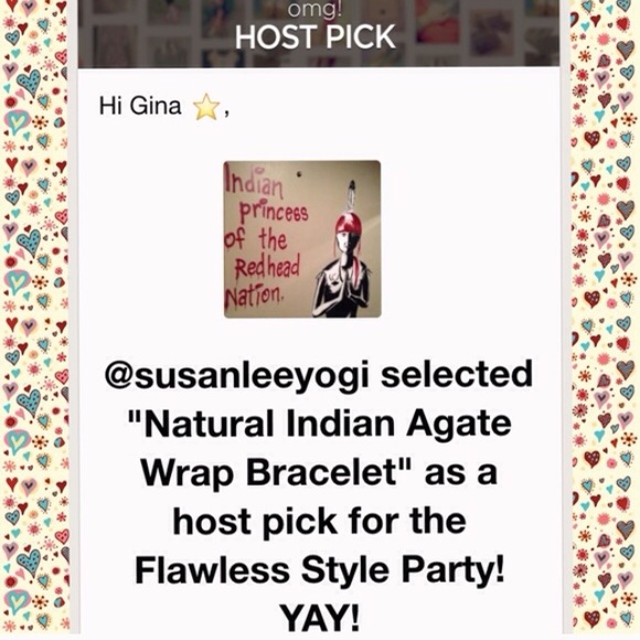 Natural Indian Agate Wrap Bracelet - Picture 4 of 4