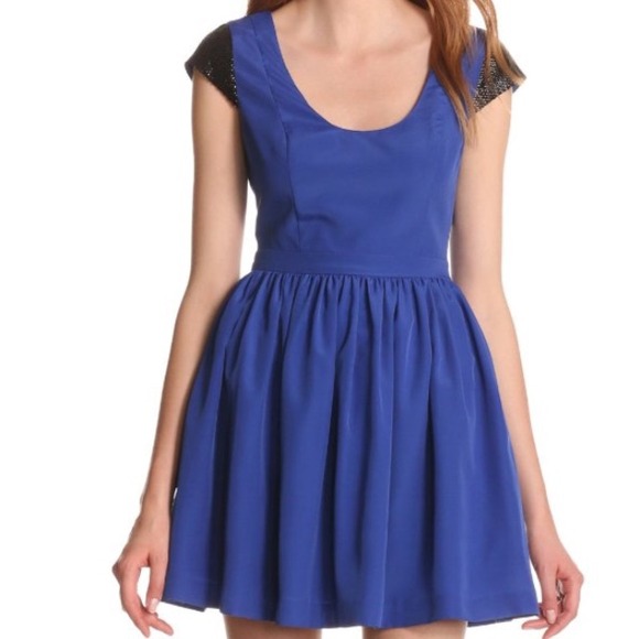 Cobalt/Black Bluejuice Cocktail Dress