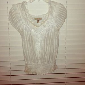 White peasant style top
