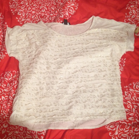 Layered animal print shirt