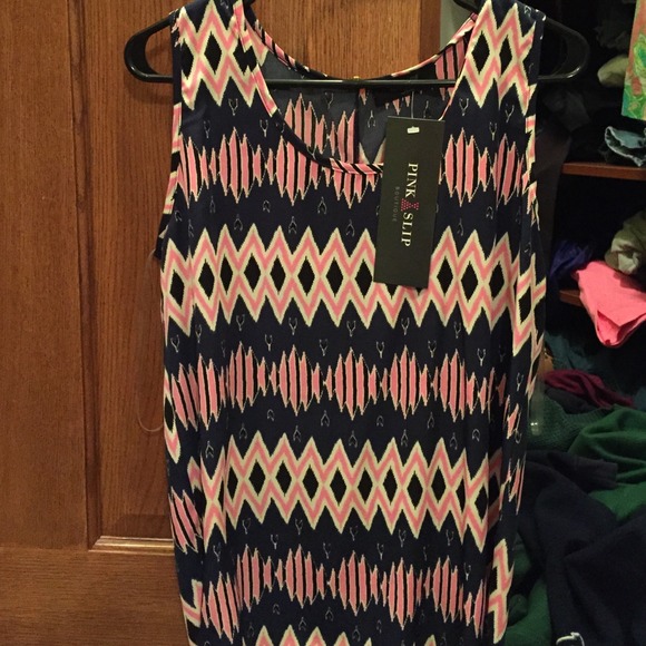 Pink Aztec shirt
