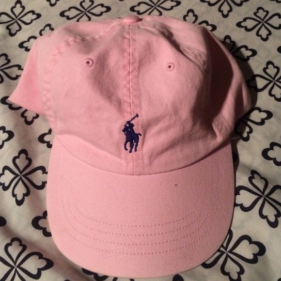 Pink Polo hat