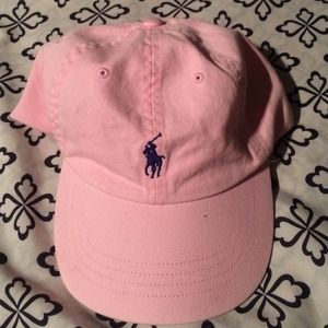 Pink Polo hat