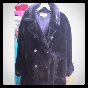 Jones New York Faux Fur Coat