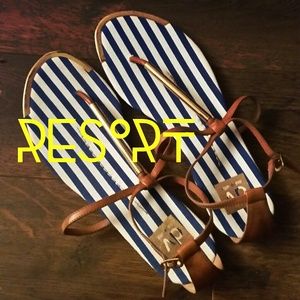 Brand new DVD resort sandals