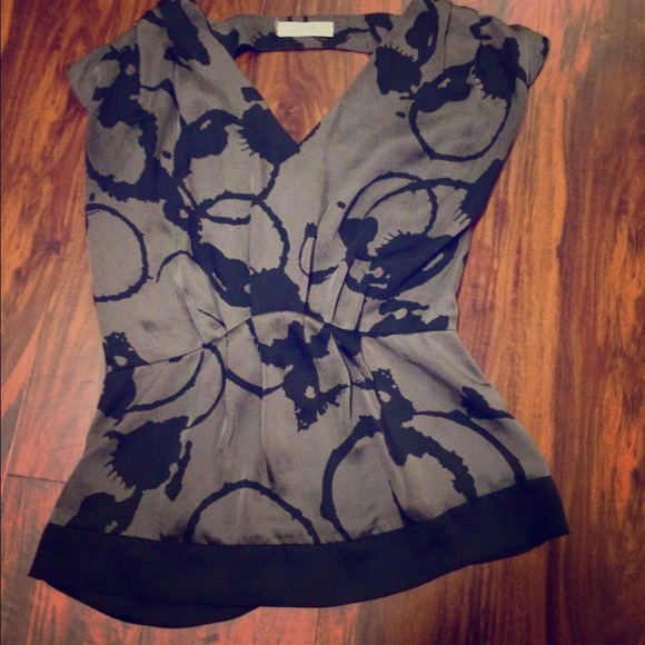 Black and grey top