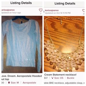 Live. Love. Dream. Hoodie & BKE Necklace Bundle