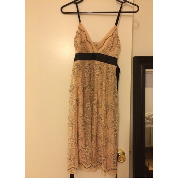 Cream colored lace dress