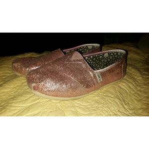 Pink Sparkly Toms