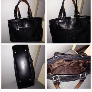 Black Coach Handbag Purse **make an offer**