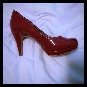 Bandolino Red Platform Pumps