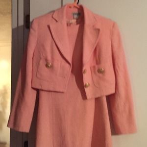 Cute light pink Italian made dress with jacket