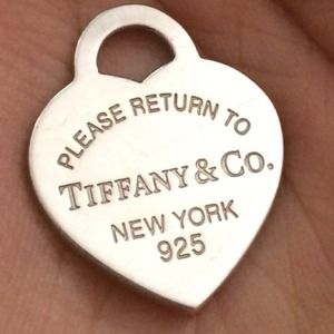 REDUCED Return to Tiffany's pendant