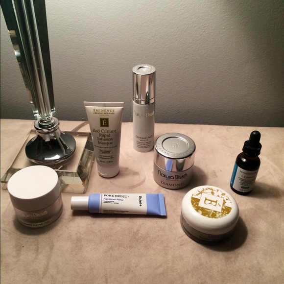 Luxury skincare regimen for healthy glowy skin.