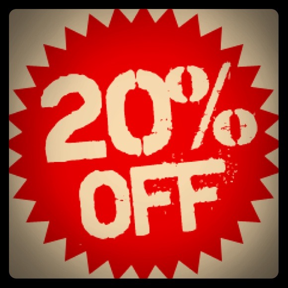 FLASH SALE: 20% OFF