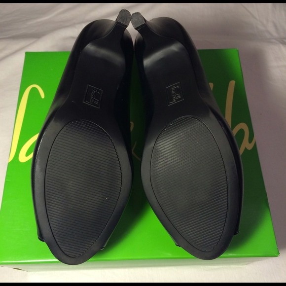 ‼️Sam & Libby peep toe black heels - Picture 4 of 4