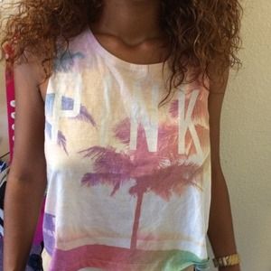 Victoria's Secret Pink tank top.