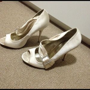 Champagne colored heels