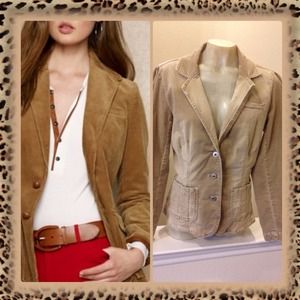 ✨JEANSTAR✨ Fitted Stretch Corduroy Blazer!