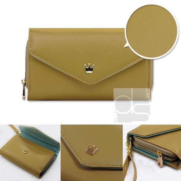 Crown Clutches & Wallets - HP Mocha Smartphone Wallet / iPhones Galaxy Note 4
