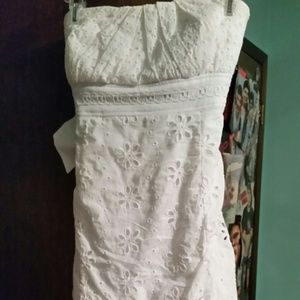 White lacy dress