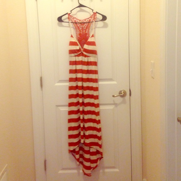 REDUCED: Maxi dress, shorter in the front