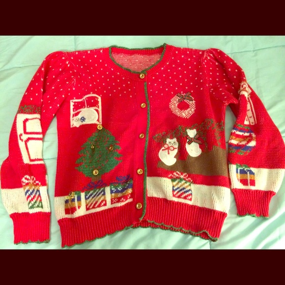 Vintage Cat Lady Ugly Christmas Party Sweater