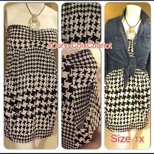 Who doesn't love #Houndstooth! New dress. Size 1X.