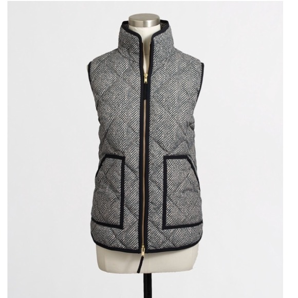 J. Crew Outerwear - J Crew Factory Novelty Quilted Puffer Vest Black