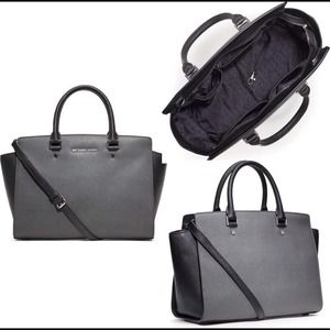 MICHAEL KORS
SELMA LARGE SAFFIANO LEATHER SATCHEL