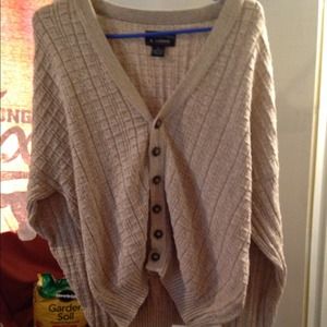 a very lose and comfortable sweater