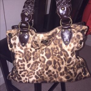 Michael kors leopard purse