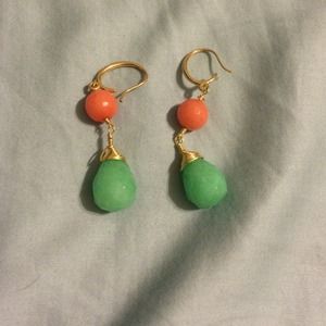 Handmade Earrings !! With real beads !!