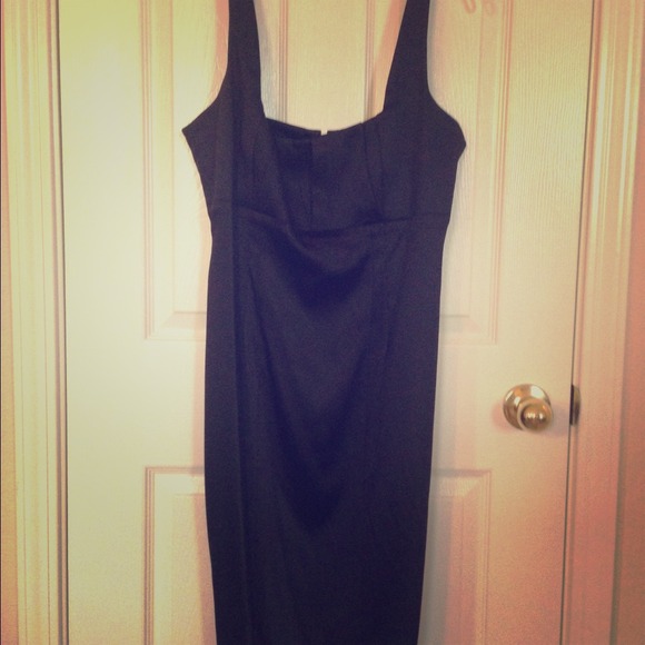 CK Black Satin Dress
