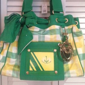 💥SALE!!!💥Authentic Satin plaid Juicy Couture bag