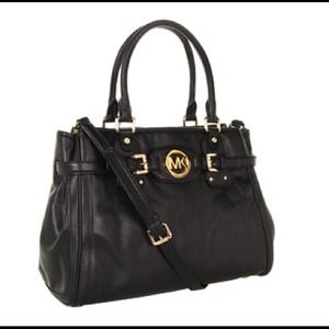 Michael Kors Hudson Large Black Bag - Satchel