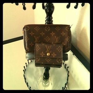 Louis Vuitton Cosmetic Bag & Coin Purse Bundle