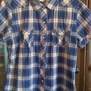 *On Hold* Levi's Blue,Pink,White and Black Plaid
