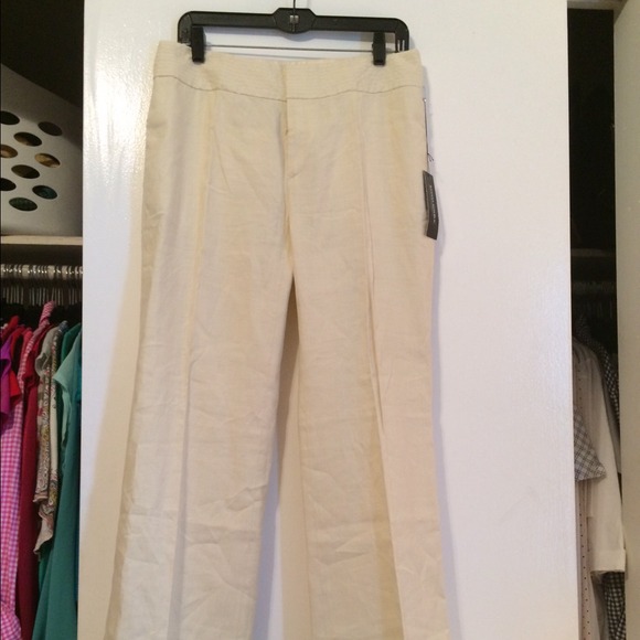 NWT Banana Republic linen blend cuffed pants