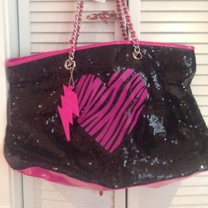 SALE!! Sparkly Betsey Johnson bag