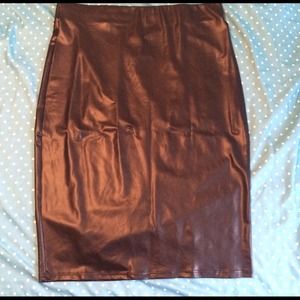 Leather skirt💲sold