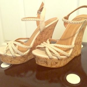 Tan Wedge Heels