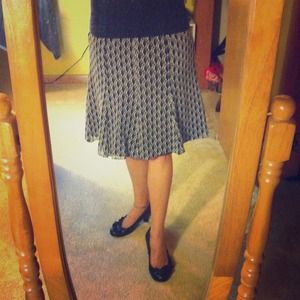 Express silk skirt