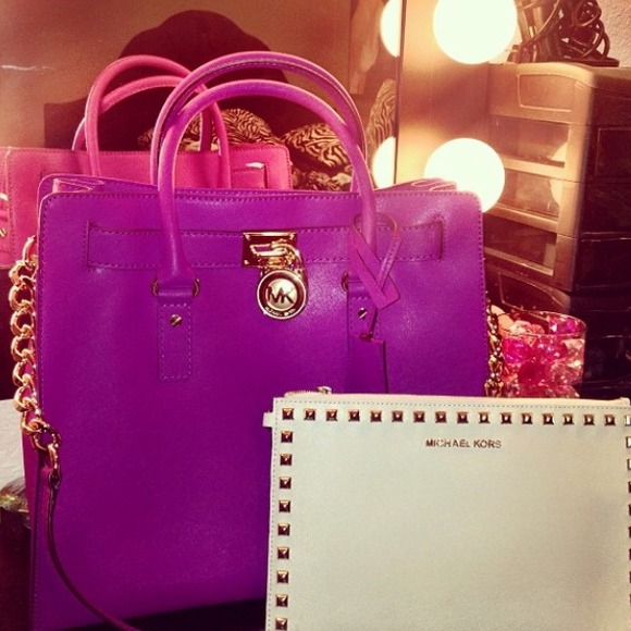 Purple Michael kors Hamilton 💜 - Picture 1 of 1